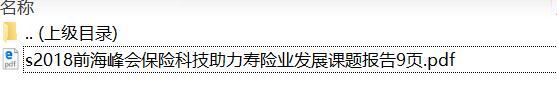 2018前海峰会保险科技助力寿险业发展课题报告9页.zip