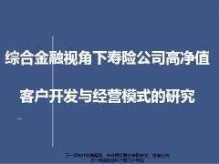 综合金融视角下寿险公司高净值客户开发与经营模式35页.ppt