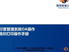 恒安标准系统概述OA流程注意事项系统介绍操作说明38页.pptx