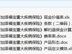 人保健康附加添福宝重大疾病保险条款费率现金价值产品定义材料.rar