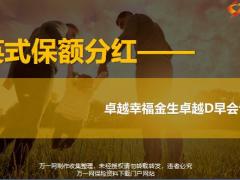恒安标准卓越幸福金生卓越D早会专题英式保额分红22页.pptx