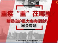 恒安标准臻爱倍护重大疾病保险B款早会专题27页.pptx