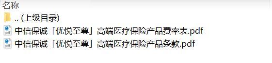 中信保诚优悦至尊高端医疗保险产品条款费率.rar
