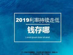 2019利率持续走低钱存哪18页.pptx