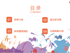 主管1加4工程背景介绍意义功用保单整理流程保障计划31页.pptx