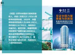 泰康2019再次荣登财富世界500强大健康业务加速发展15页.ppt