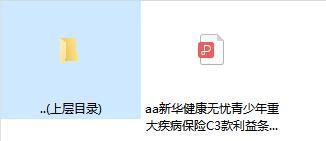 新华健康无忧青少年重大疾病保险C3款利益条款.rar