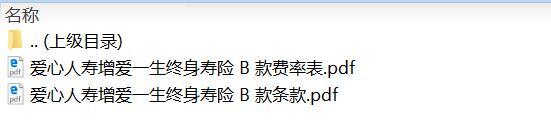 爱心人寿增爱一生终身寿险B款条款费率.zip