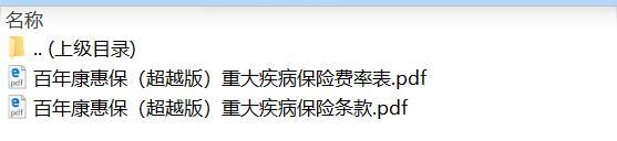 百年康惠保超越版重大疾病保险条款费率.zip