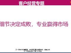 客户经营专题细节决定成败专业赢得市场10页.pptx