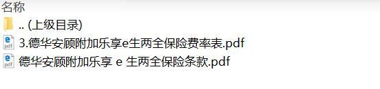 德华安顾附加乐享e生两全保险条款费率.zip