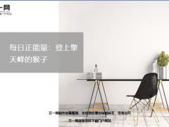 每日正能量登上擎天峰的猴子8页.ppt