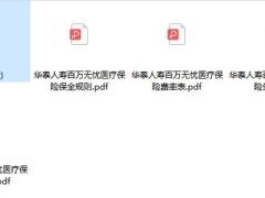 华泰人寿百万无忧医疗保险条款费率投保保全规则.zip
