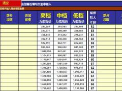 华夏盛世B金管家钻石版自动计划书速查表5页.xlsx