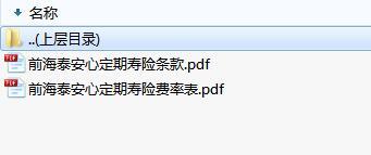 前海泰安心定期寿险条款费率.zip