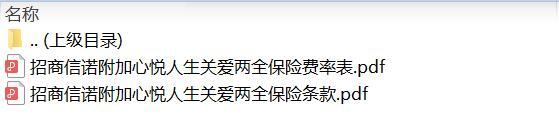 招商信诺附加心悦人生关爱两全保险条款费率.zip