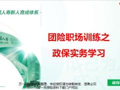 团险职场训练之政保实务学习含备注44页.pptx