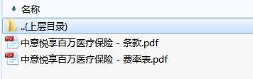 中意悦享百万医疗保险条款费率.zip