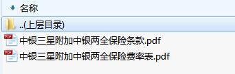 中银三星附加中银两全保险条款费率.zip