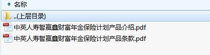 中英人寿智赢鑫财富年金保险计划产品条款产品介绍.rar