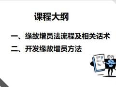 缘故增员法流程相关话术方法19页.pptx