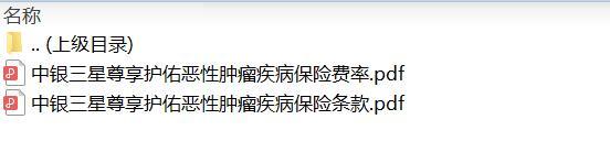 中银三星尊享护佑恶性肿瘤疾病保险条款费率.rar