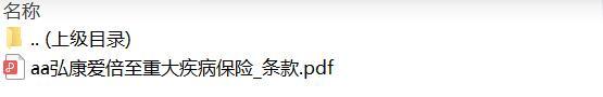 弘康爱倍至重大疾病保险_条款.zip