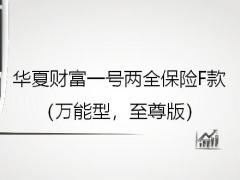华夏财富一号两全保险F款背景产品形态特色案例演示10页.pptx