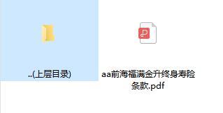 前海福满金升终身寿险条款.zip