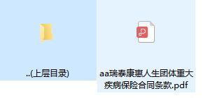 瑞泰康惠人生团体重大疾病保险合同条款.zip