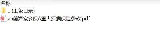 前海家多保A重大疾病保险条款.zip