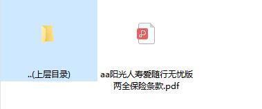 阳光人寿爱随行无忧版两全保险条款.zip