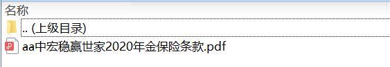 中宏稳赢世家2020年金保险条款.zip