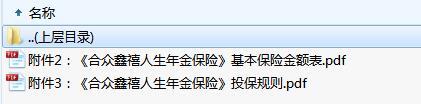 合众鑫禧人生年金保险费率投保规则.zip
