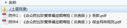 合众附加珍爱幸福定期寿险庆典版条款保全规则.zip