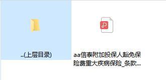信泰附加投保人豁免保险费重大疾病保险条款.zip