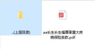 长生长生福尊享重大疾病保险条款.zip