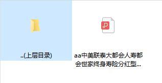 中美联泰大都会人寿都会世家终身寿险分红型条款.zip