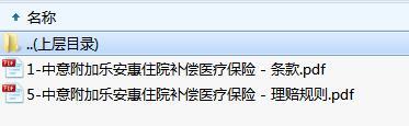 中意附加乐安惠住院补偿医疗保险条款理赔规则.zip