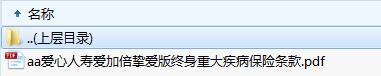 爱心人寿爱加倍挚爱版终身重大疾病保险条款.zip
