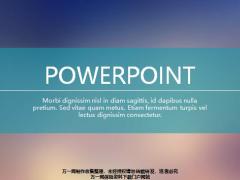 蓝紫色炫彩静态精选PPT模板23页.pptx