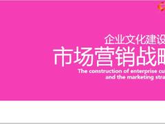 粉白色企业文化建设静态精选PPT模板25页.ppt