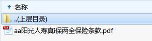 阳光人寿真i保两全保险条款.rar