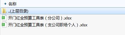 开门红全预算工具表分公司支公司职场个人.rar