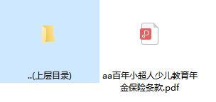百年小超人少儿教育年金保险条款.zip