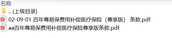 百年尊易保费用补偿医疗保险尊享版条款.zip