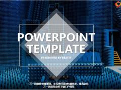 蓝色静态精选PPT模板20页.pptx