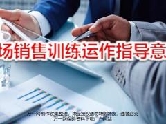 职场销售训练运作指导意见31页.pptx