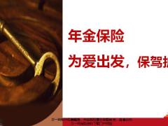天安幸福盛典年金险为爱出发保驾护航30页.pptx