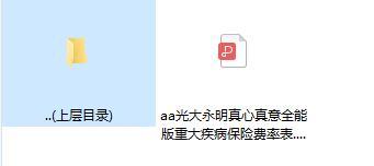 光大永明真心真意两全保险尊享版费率表.zip